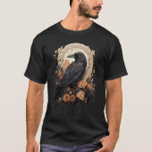 Retro awF Black Bird Crow Funny Crow Bird Cawing G T-Shirt (Vorderseite)