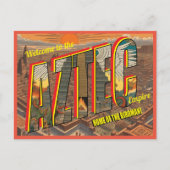 Retro Aztec Empire Birdman Postkarte (Vorderseite)