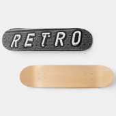 Retro - B&W Skateboard (Horizontal)