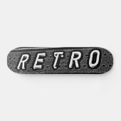 Retro - B&W Skateboard (Horizontal)