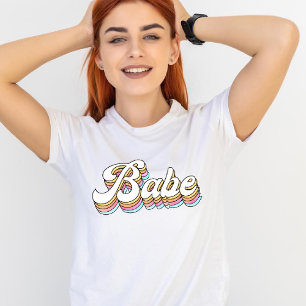 Retro-Babe-Shirt, Babe-Shirt Junggesellinnenabschi T-Shirt