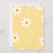 Retro Baby in Bloom Baby Dusche Einladung (Rückseite)