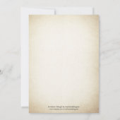 Retro Baby-q Babyparty-Einladung Einladung (Rückseite)