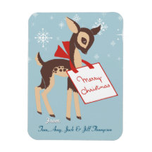 Retro Baby Reindeer | Individuelle Weihnachtsflexi