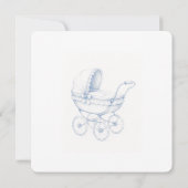 Retro-Baby-Shower-Einladung (Rückseite)
