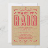 Retro Baby Shower Einladungen (Vorderseite)