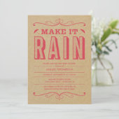 Retro Baby Shower Einladungen (Stehend Vorderseite)