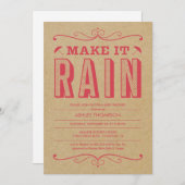 Retro Baby Shower Einladungen (Vorne/Hinten)