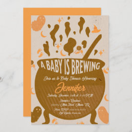 Retro Baby wird Baby Dusche Party Einladung