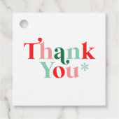 Retro Baby's Cold Outside Danke Geschenkanhänger (Vorderseite)