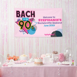 Retro-Bachelorette in den 90er Jahren Banner