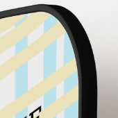 RETRO BACHELORETTE WEEKEND CLUB BLAUE GELBE DATUM PICKLEBALL SCHLÄGER (Linke Seite)