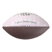 RETRO BACHELORETTE WEEKEND CLUB PINK ORANGE DATE FOOTBALL (Gedreht 90)