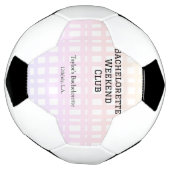 RETRO BACHELORETTE WEEKEND CLUB PINK ORANGE DATE FUßBALL (Gedreht)