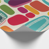 Retro background, illustrationmid,century,modern,p geschenkpapier (Ecke)
