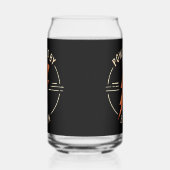 Retro Bacon Lover Funny Food Design mit Blitz Dosenglas (Rechts)