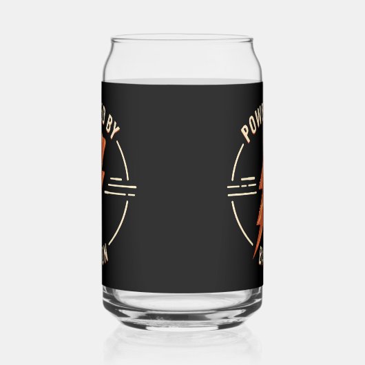 Retro Bacon Lover Funny Food Design mit Blitz Dosenglas (Links)