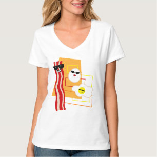 Retro Bacon und Eier T-Shirt