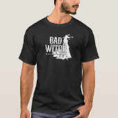 Retro Bad Witch Energy Spooky Halloween Trick oder T-Shirt (Vorderseite)