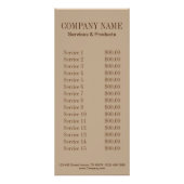 Retro-Badeanzug Beauty-Solarium Werbekarte (Hinten)