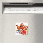 Retro-Badeanzug-Werbemagnet Magnet (In Situ (Geschirrspüler))