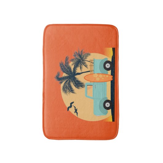 Retro-Badematte Badematte (Vorderseite Vertikal)