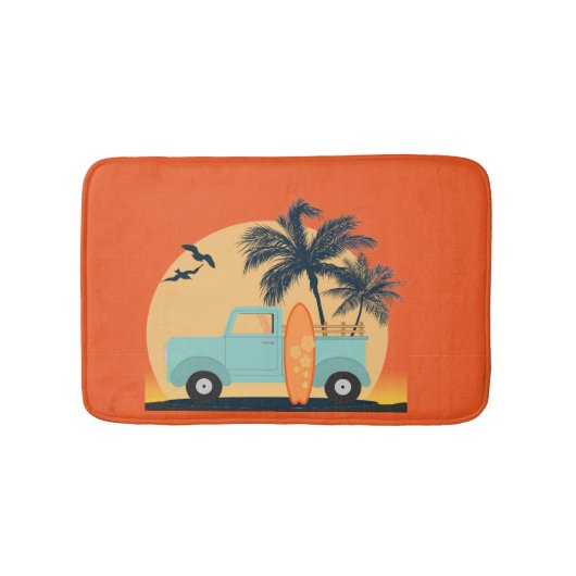 Retro-Badematte Badematte (Vorderseite)