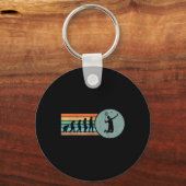 Retro Badminton Evolution Shuttle Vintage Badminto Schlüsselanhänger (Vorderseite)