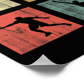 Retro Badminton Poster (Ecke)