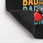 Retro Badminton Racket Team - Vintages Spiel Mousepad (Ecke)