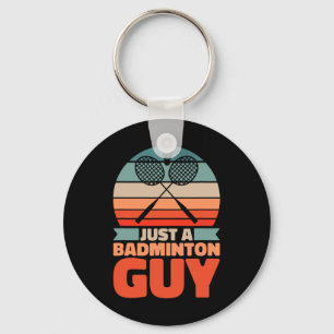 Retro Badminton - Vintager Shuttleservice nur ein  Schlüsselanhänger