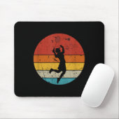 Retro-Badmintonliebhaber  Mousepad (Mit Mouse)