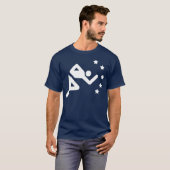 Retro Bahn-Stern T-Shirt (Vorne ganz)