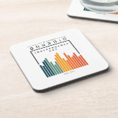 Retro Bahrain Getränkeuntersetzer (Linke Seite)