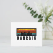 Retro Bahrain Vintag Feiertagspostkarte (Stehend Vorderseite)