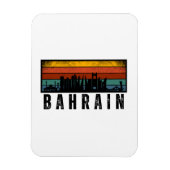 Retro Bahrain Vintag Magnet (Vertikal)