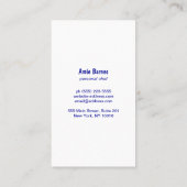 Retro Baker Hand Dragezeichnetes Whisk-Logo Visitenkarte (Rückseite)