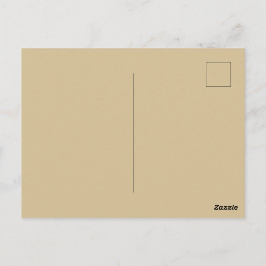 Retro Baker Pin-Up Postkarte (Rückseite)