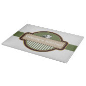 Retro Bakers Hat Schneidebrett (Ecke)