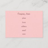 Retro Bakery Business Cards Visitenkarte (Rückseite)