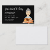 Retro Bakery Shop Visitenkarte (Vorne/Hinten)