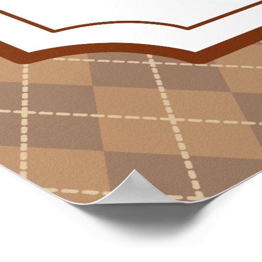 Retro Bakery Sign Poster (Ecke)