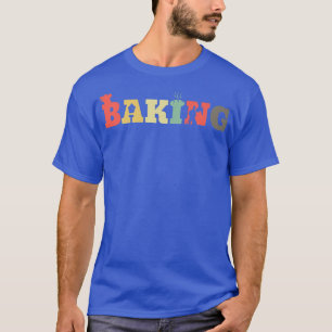 Retro Baking Muffins Cookie Bakery Vintage Baker  T-Shirt