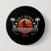Retro Bali Beach Button (Vorderseite)