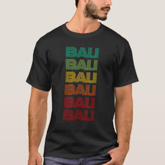 Retro Bali Familienurlaub Cousins Wandern Ristoran T-Shirt