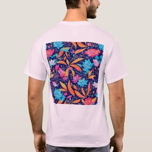 Retro Bali T - Shirt Elegante Design (Rückseite)