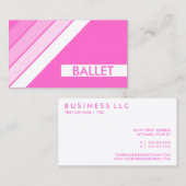 Retro BALLET Visitenkarte (Vorne/Hinten)