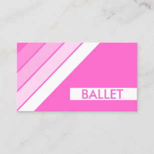 Retro BALLET Visitenkarte