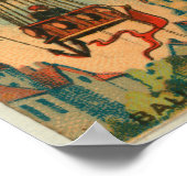 Retro Ballon Godard Poster (Ecke)