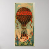 Retro Ballon Godard Poster (Vorne)